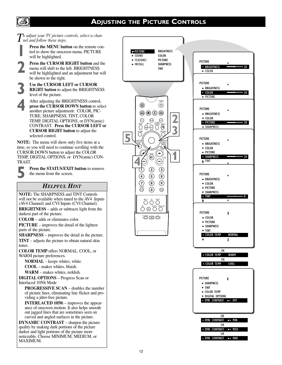 Philips 32PT842H User Manual | Page 12 / 56