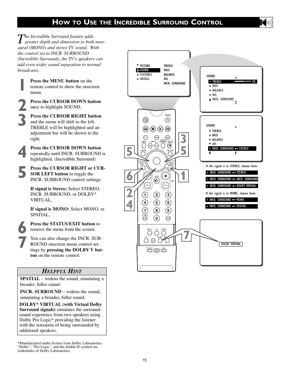 Philips 32PT842H User Manual | Page 15 / 56