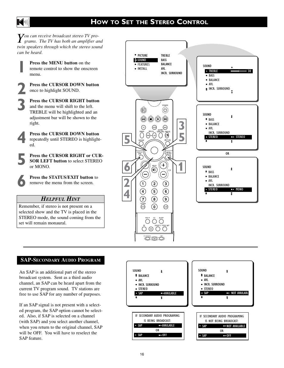 Philips 32PT842H User Manual | Page 16 / 56