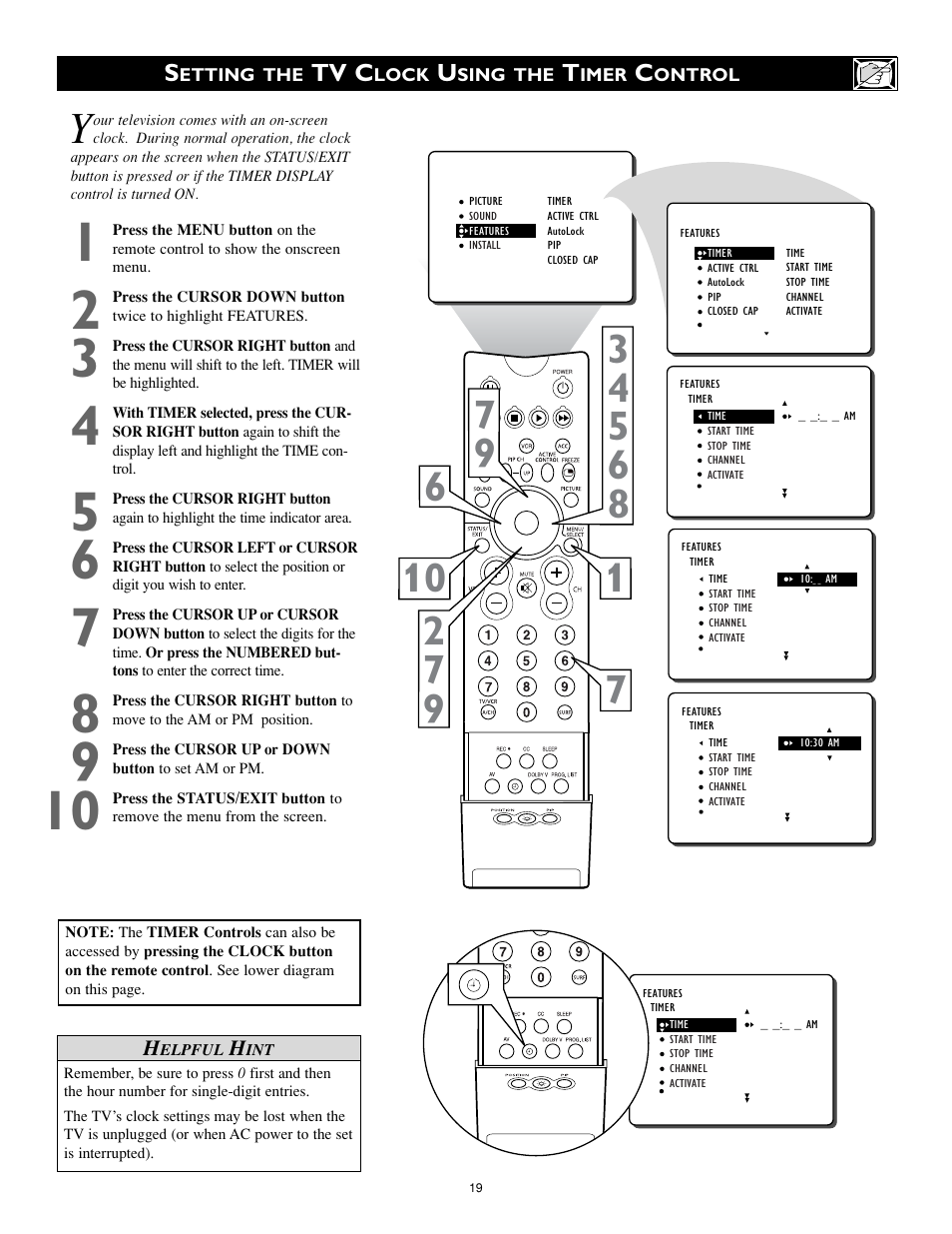 Philips 32PT842H User Manual | Page 19 / 56