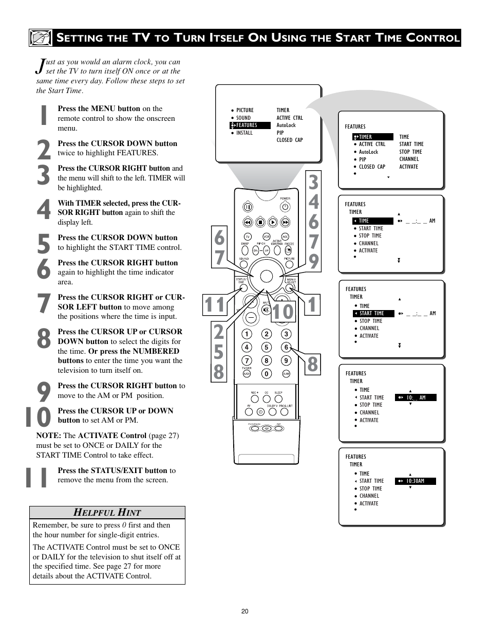 Philips 32PT842H User Manual | Page 20 / 56