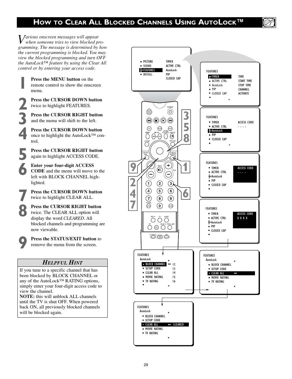 Philips 32PT842H User Manual | Page 29 / 56