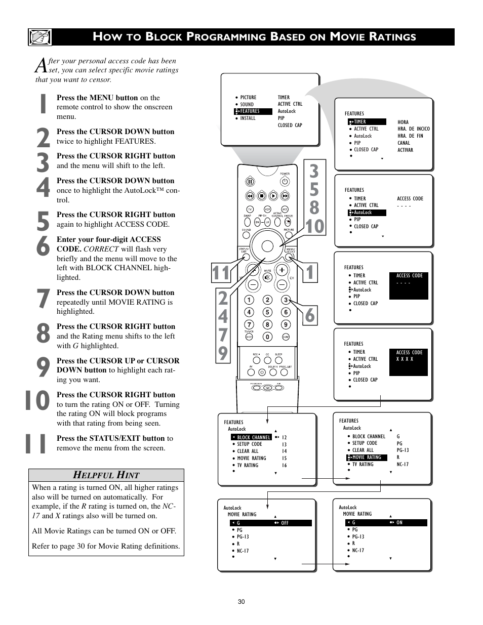 Philips 32PT842H User Manual | Page 30 / 56