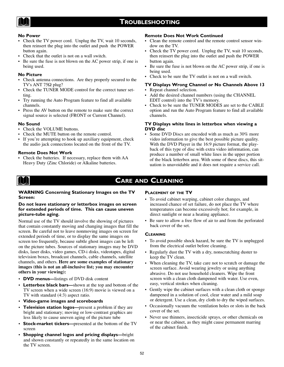 Philips 32PT842H User Manual | Page 52 / 56