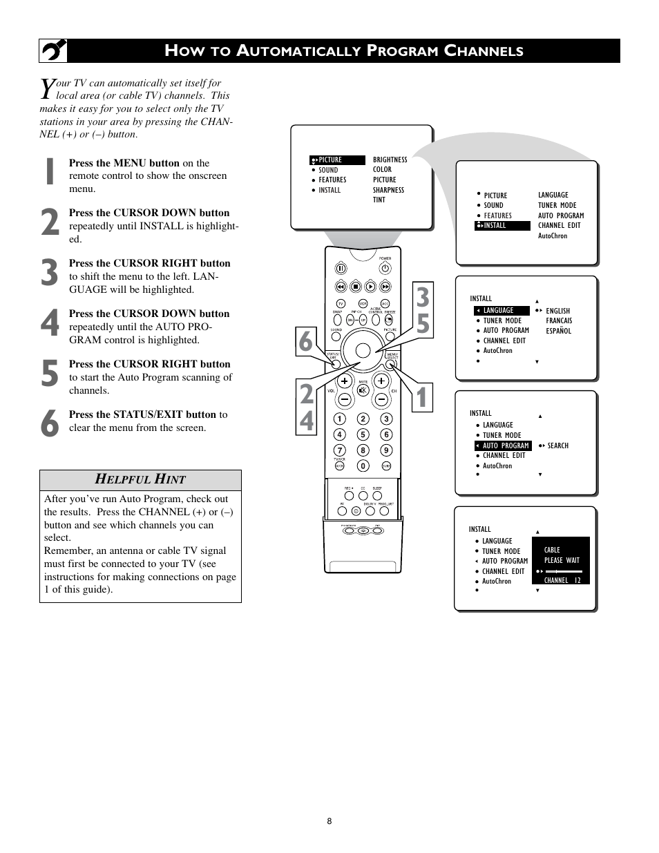 Philips 32PT842H User Manual | Page 8 / 56