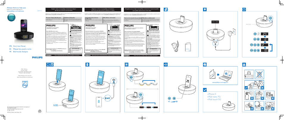 Philips DS1155-37 User Manual | 2 pages