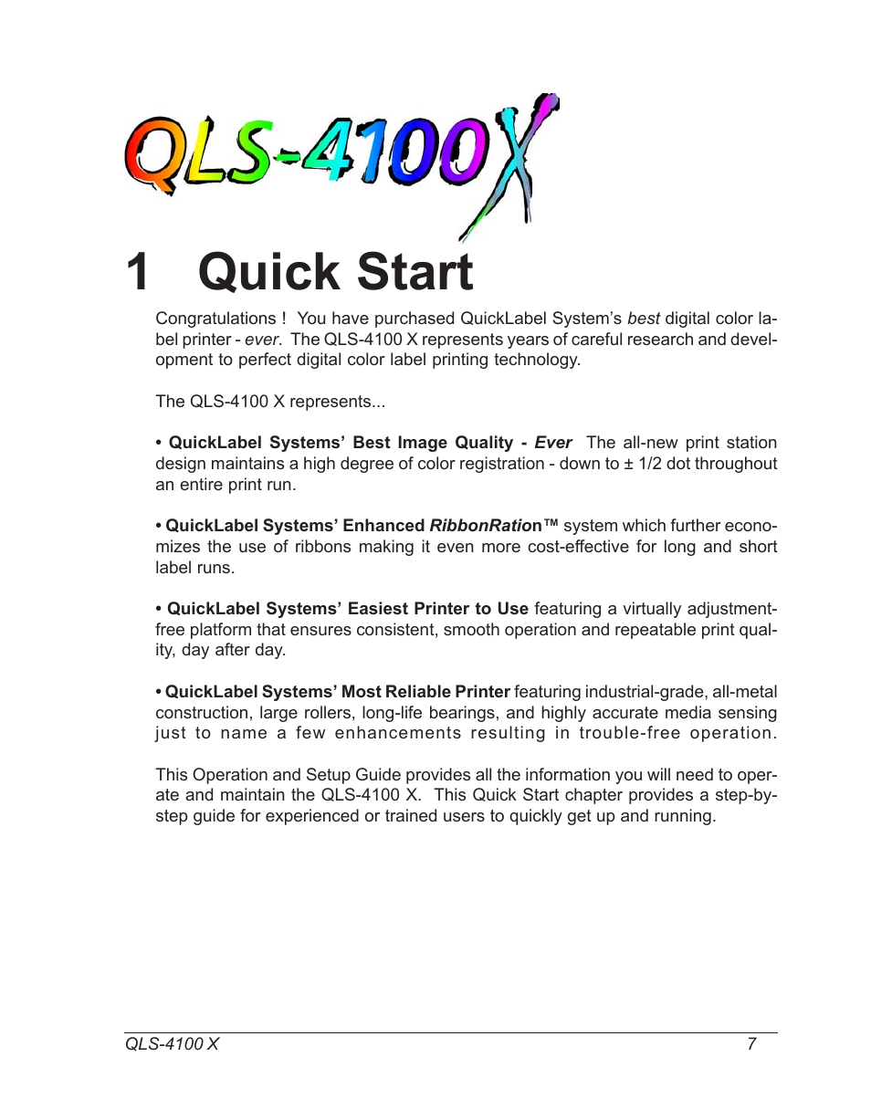 Quick start, 1 quick start | Astro Pneumatic 22834-464 User Manual | Page 7 / 118