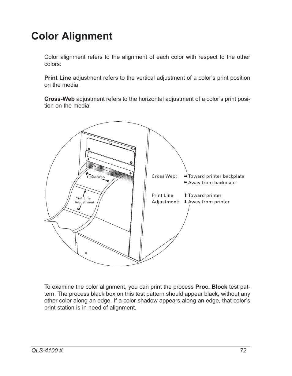 Color alignment | Astro Pneumatic 22834-464 User Manual | Page 72 / 118