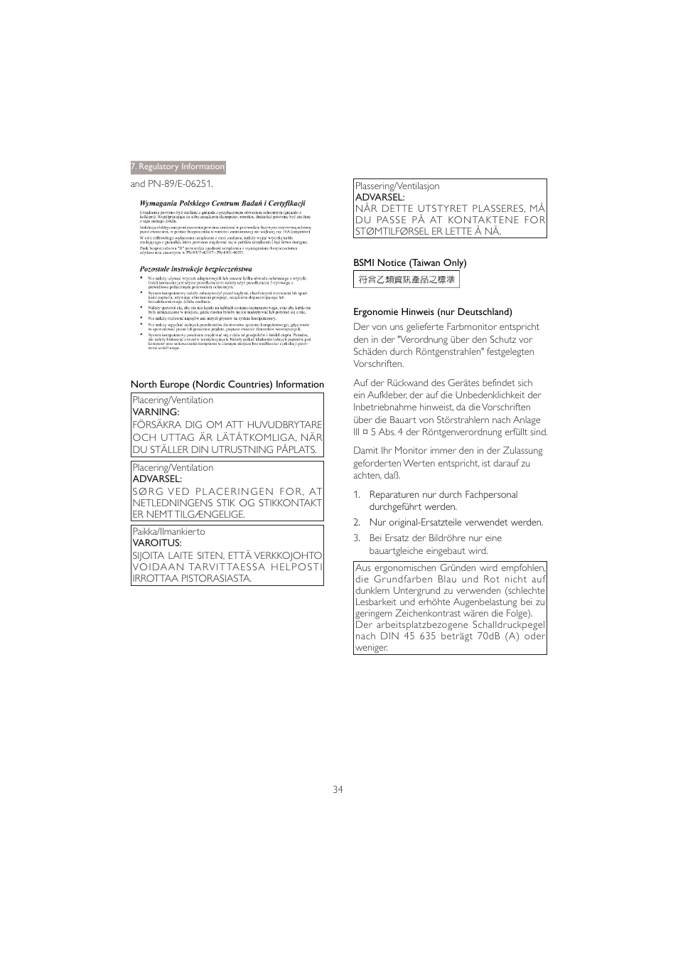 Philips 221B3PCB-00 User Manual | Page 36 / 57