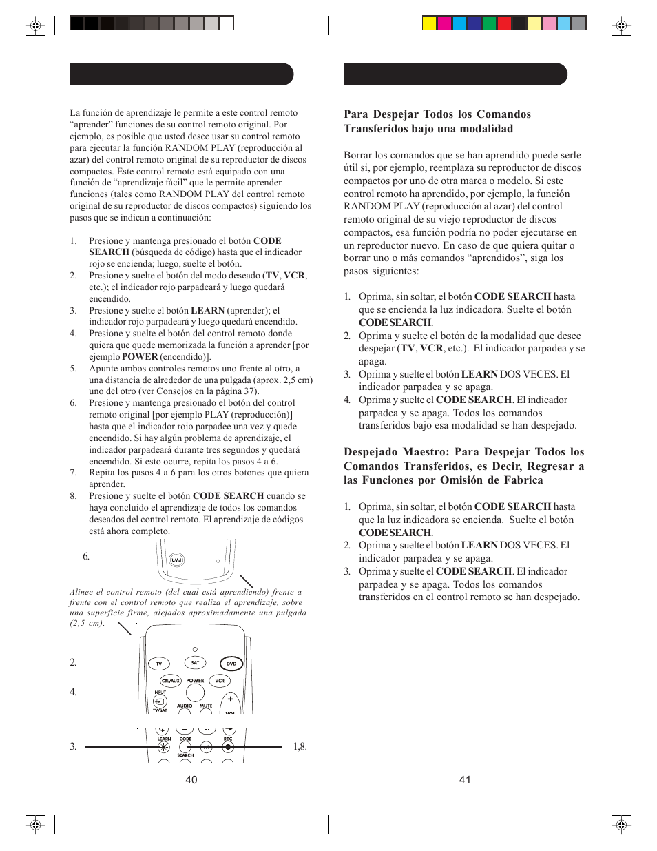 Philips Remote Control US2-PH5DSS Universal Digital User Manual | Page 21 / 35