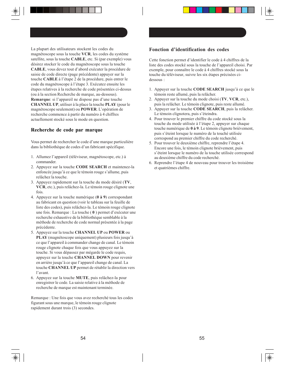 Configuration, suite | Philips Remote Control US2-PH5DSS Universal Digital User Manual | Page 28 / 35