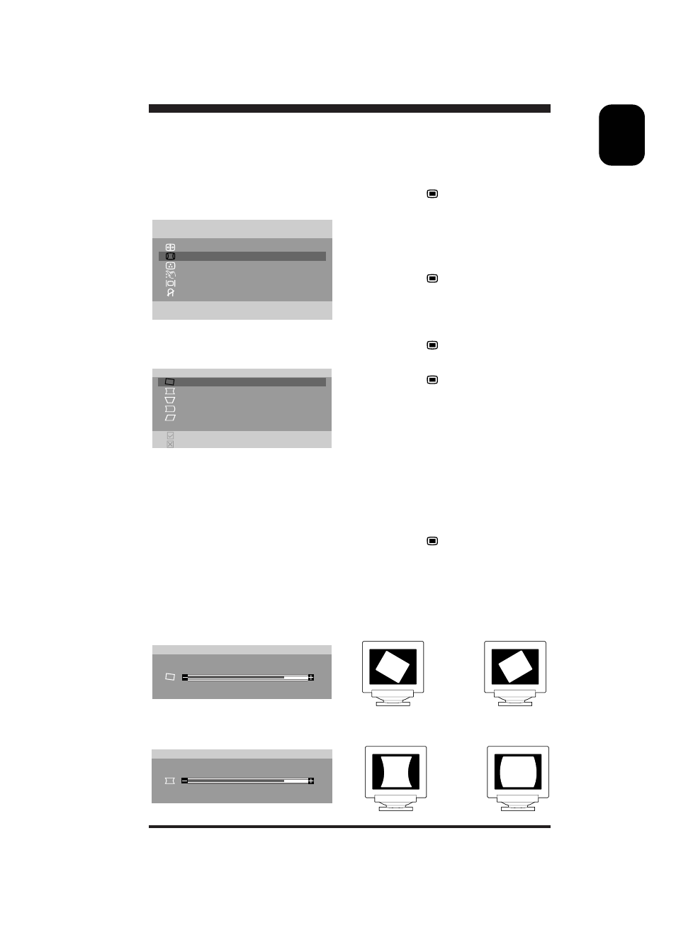 Geometry | Philips 19C2502E11 User Manual | Page 11 / 22