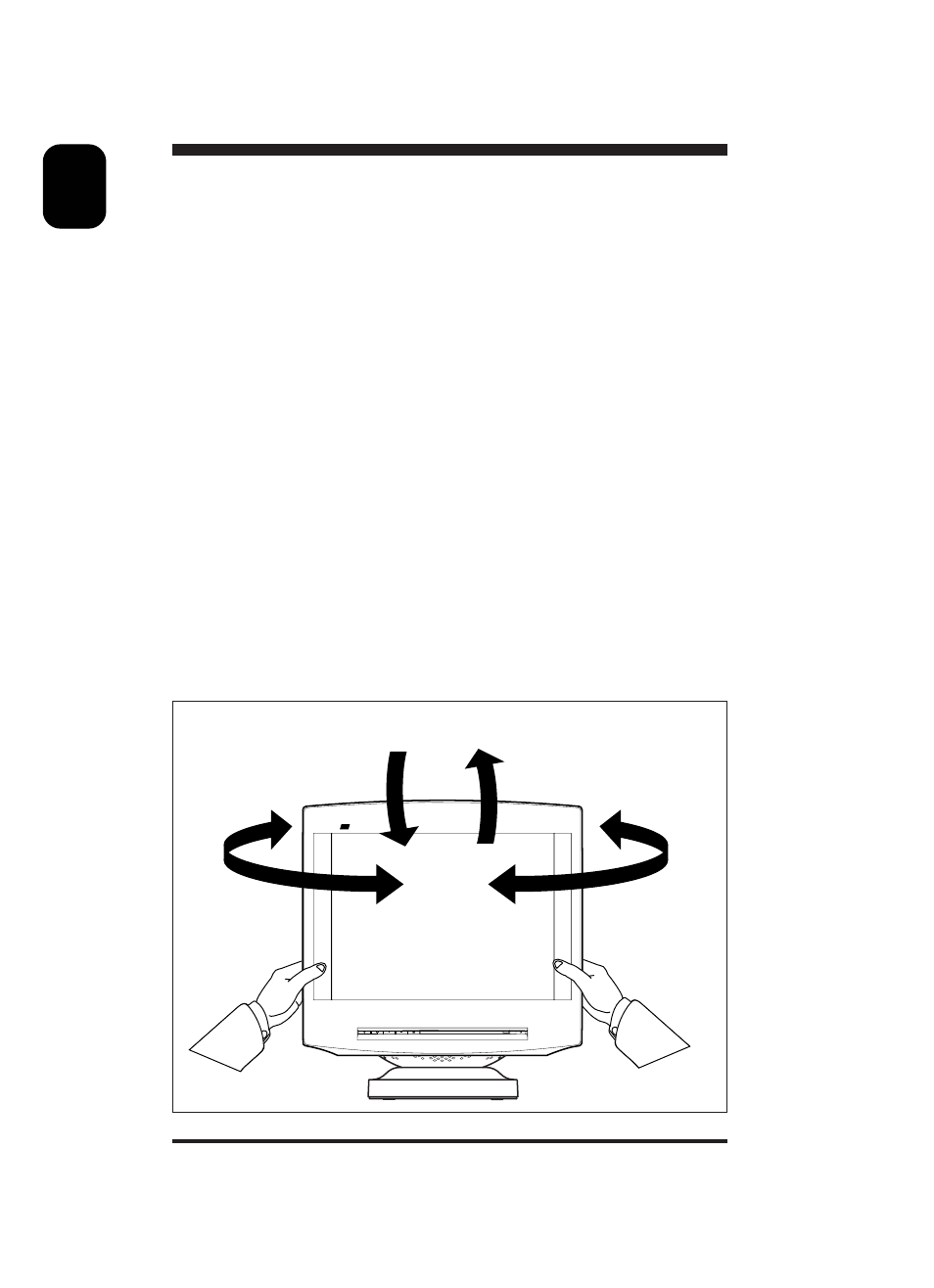 En installation, Positioning / ventilation, Pedestal | Philips 19C2502E11 User Manual | Page 4 / 22