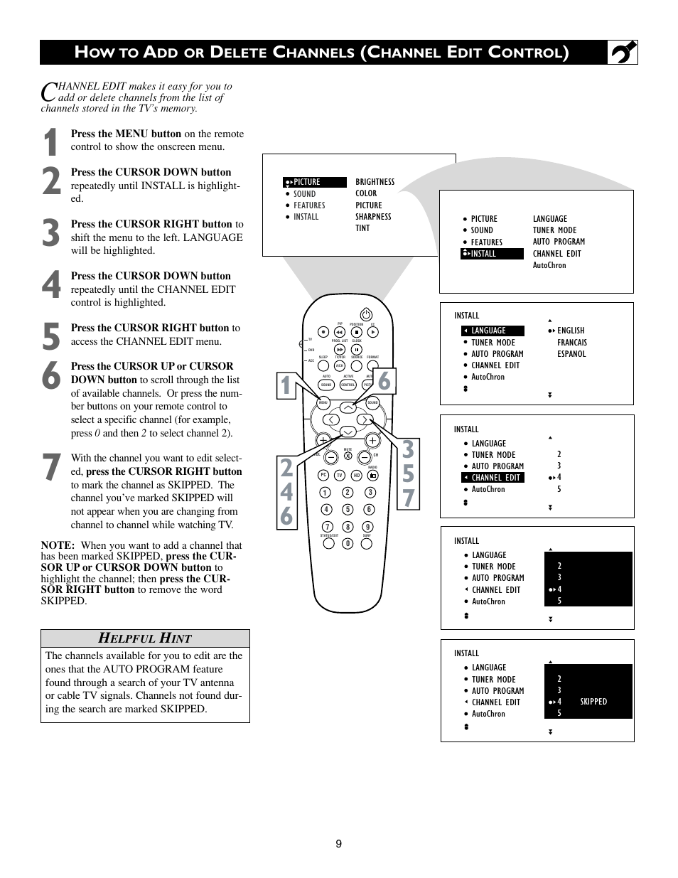 Philips 17PF8946A-37 User Manual | Page 9 / 64