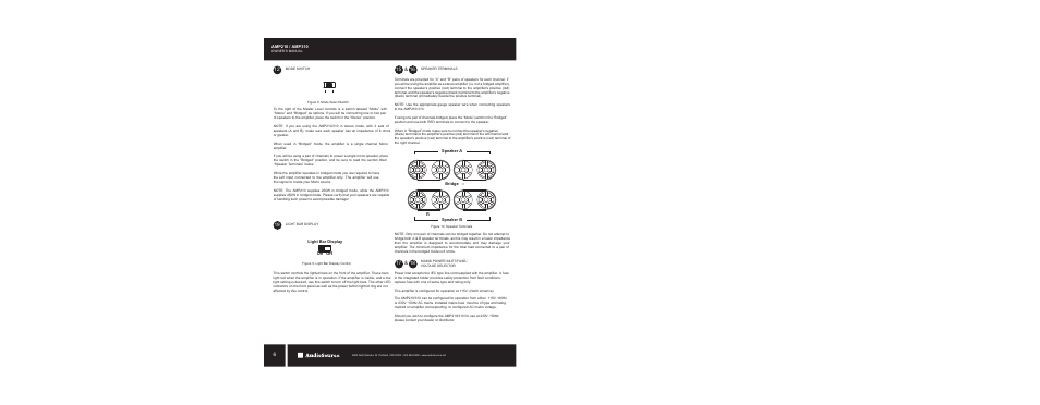 AudioSource AMP210 / AMP310 User Manual | Page 6 / 16