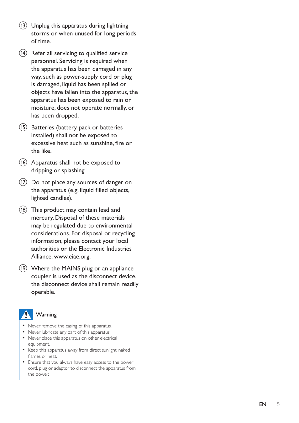 Philips AD200-37 User Manual | Page 7 / 16