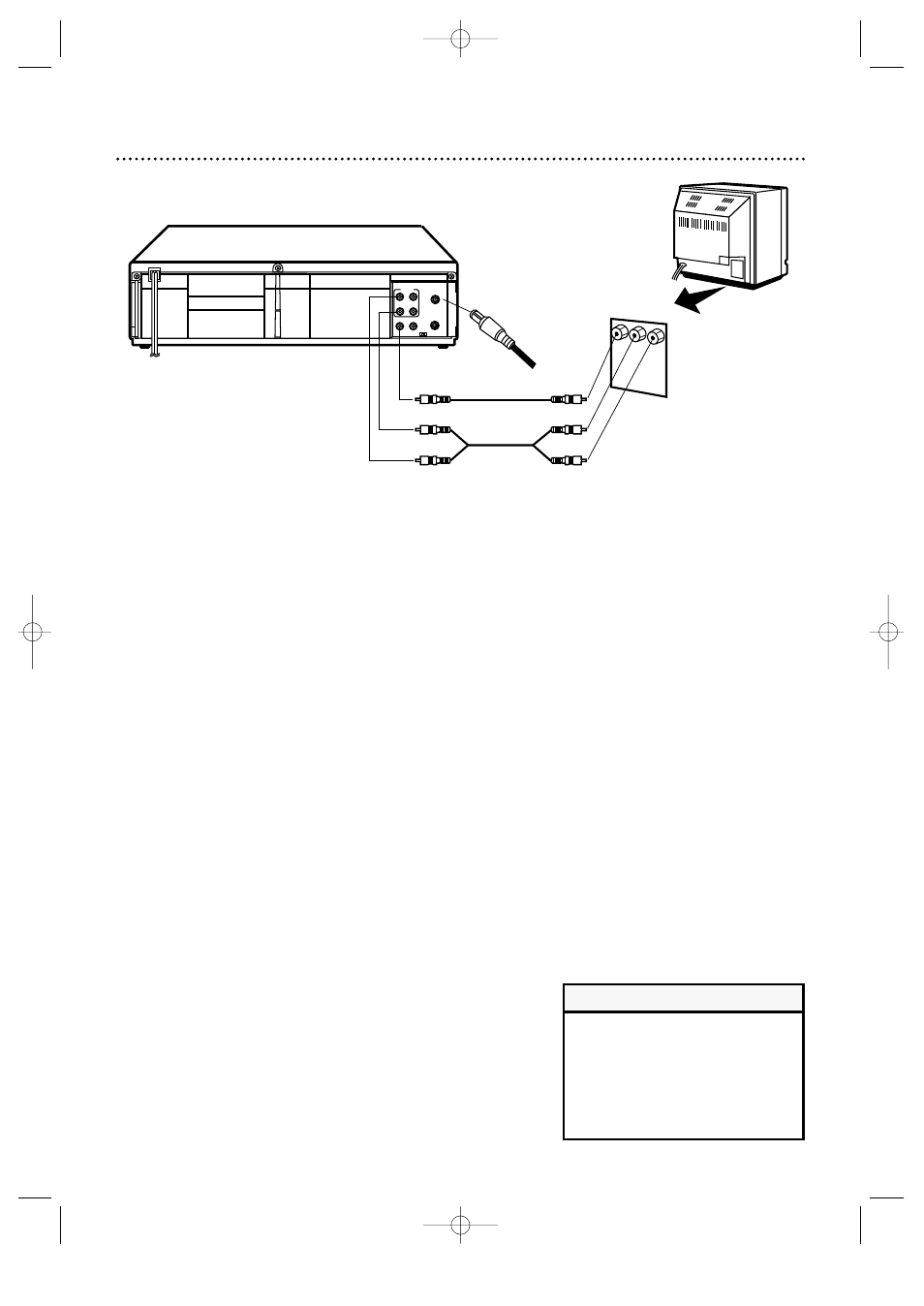 10 hookups with a stereo tv | Philips VRZ262AT99 User Manual | Page 10 / 56