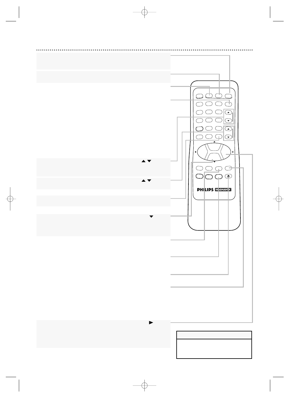 Remote control buttons (cont’d) 21, Helpful hint, When playback is stopped, press to fast | O/ p | Philips VRZ262AT99 User Manual | Page 21 / 56