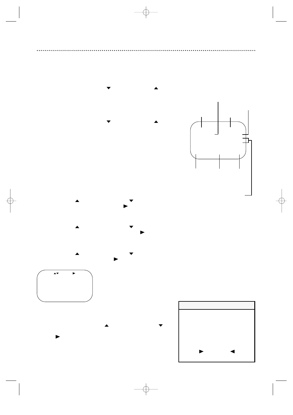 22 on-screen status displays | Philips VRZ262AT99 User Manual | Page 22 / 56