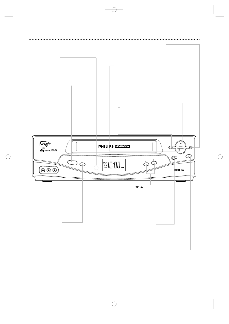 24 front panel | Philips VRZ262AT99 User Manual | Page 24 / 56