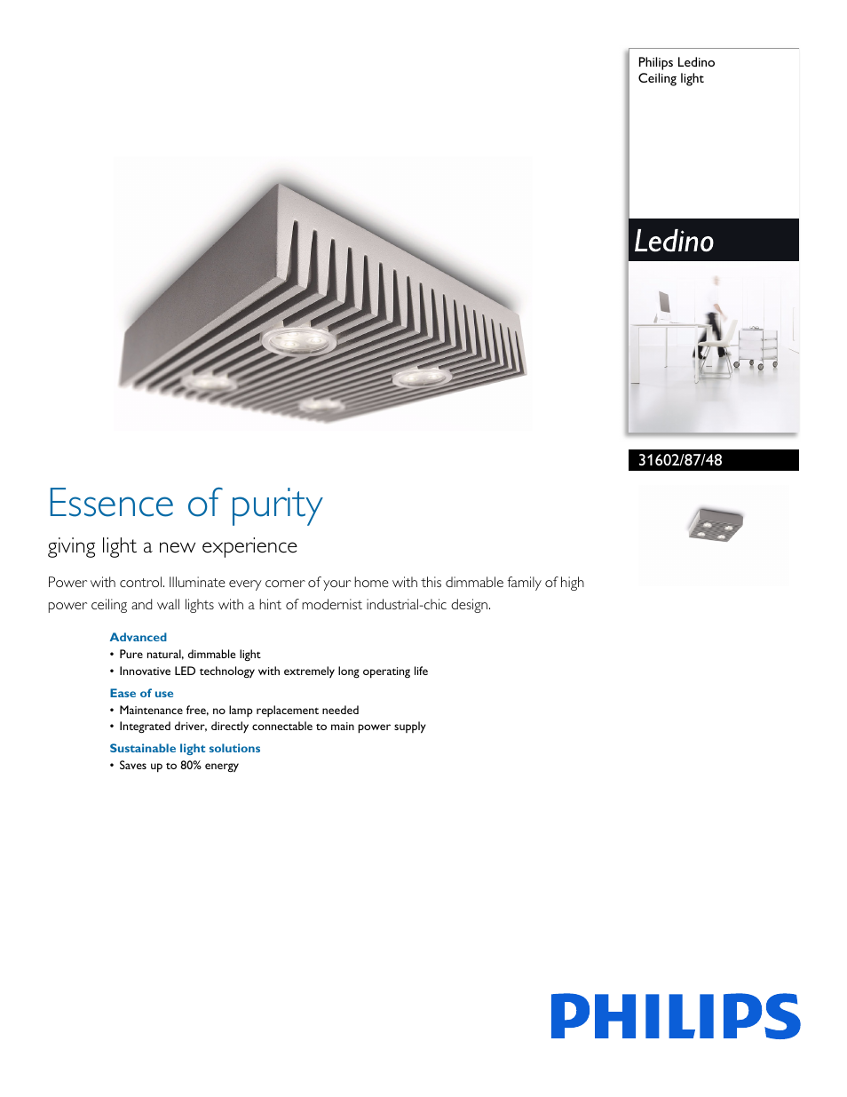Philips 316028748 User Manual | 2 pages