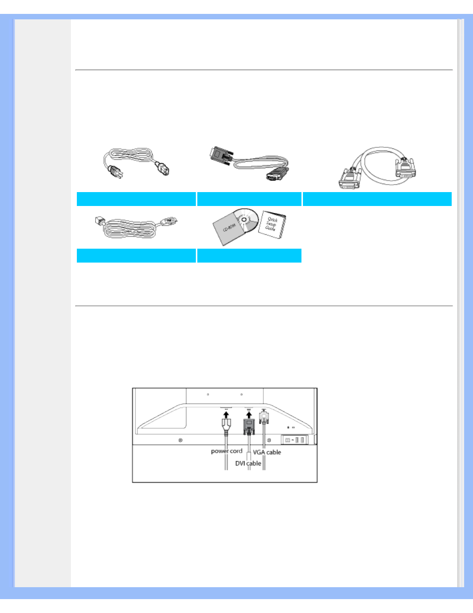 Setting up and connecting your monitor | Philips 200P7EB-27 User Manual | Page 54 / 99