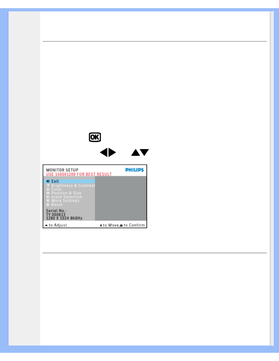 On-screen display | Philips 200P7EB-27 User Manual | Page 63 / 99