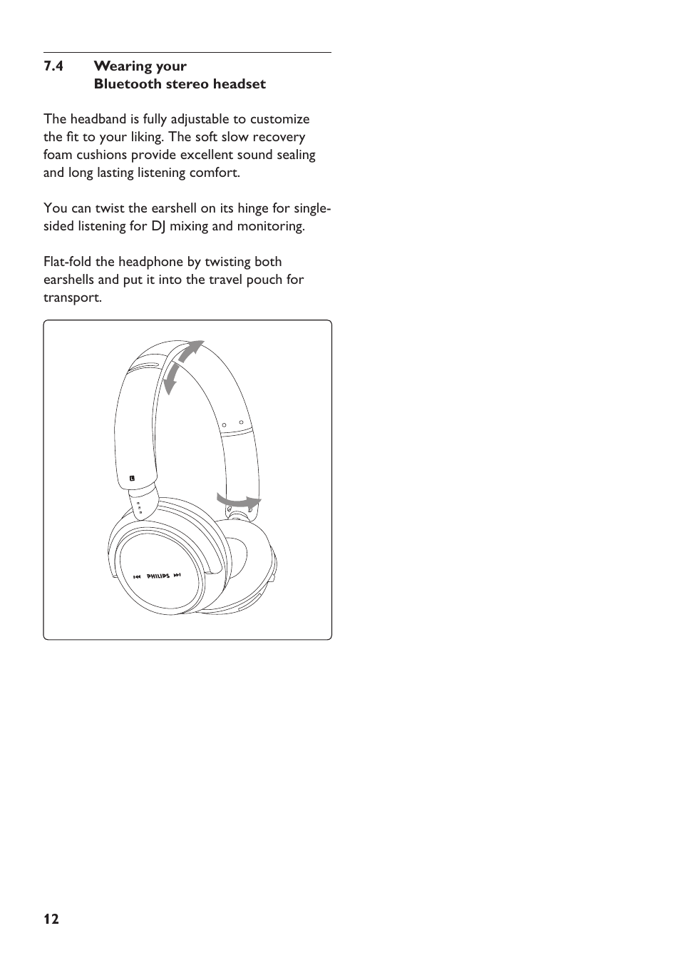Philips SHB9001WT-00 User Manual | Page 12 / 18