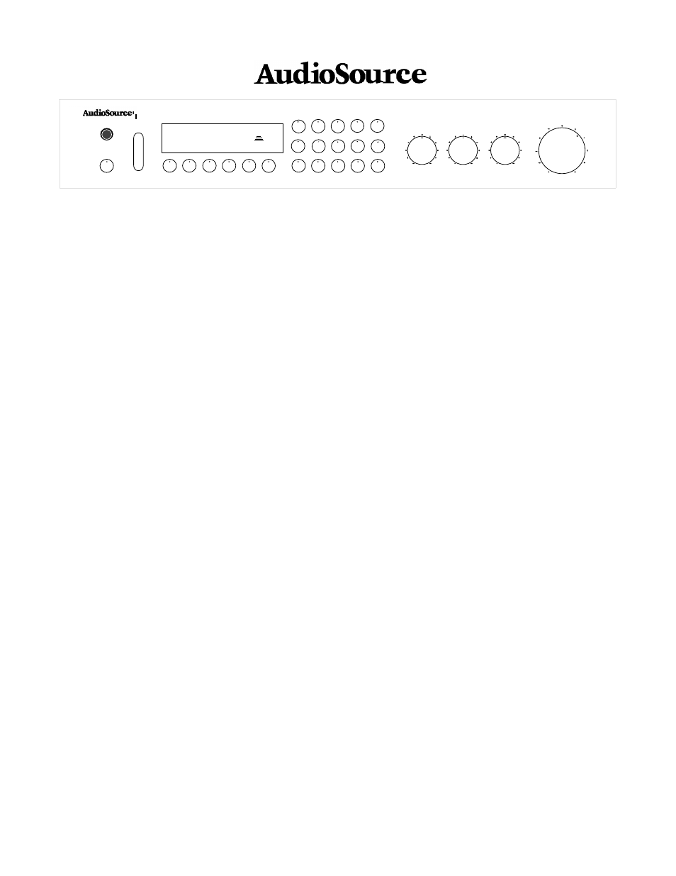 A few words about your new preamp/tuner two, Fm am | AudioSource PreAmp/Tuner Two User Manual | Page 7 / 9
