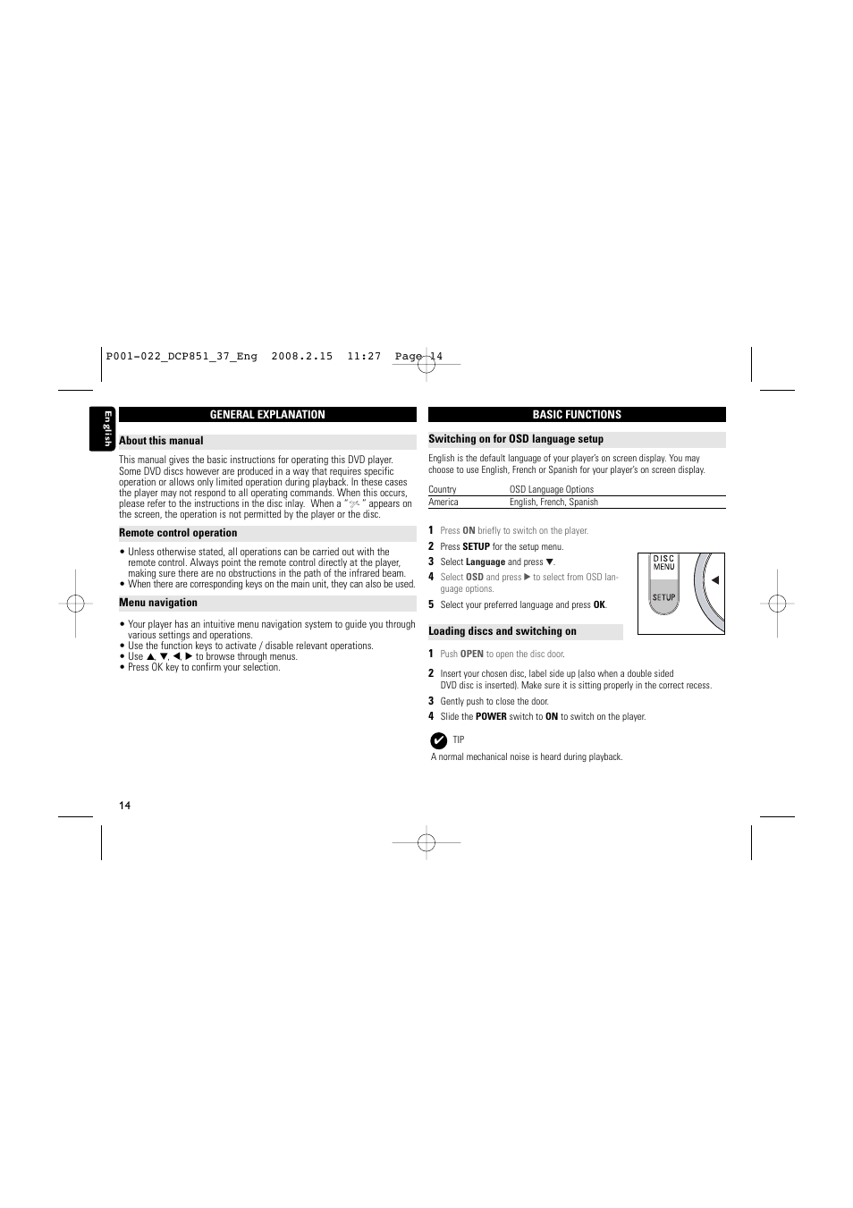 Philips DCP852-37 User Manual | Page 14 / 23