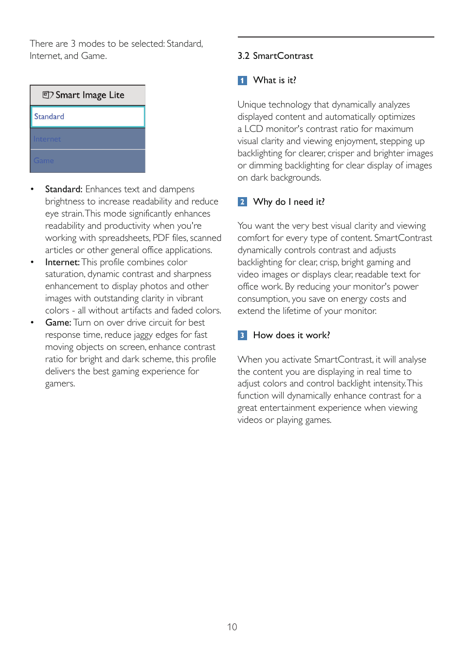 Philips LED monitor with Touch Control 246EL2SB 23.6" 59.9 cm E-line Full HD User Manual | Page 12 / 49