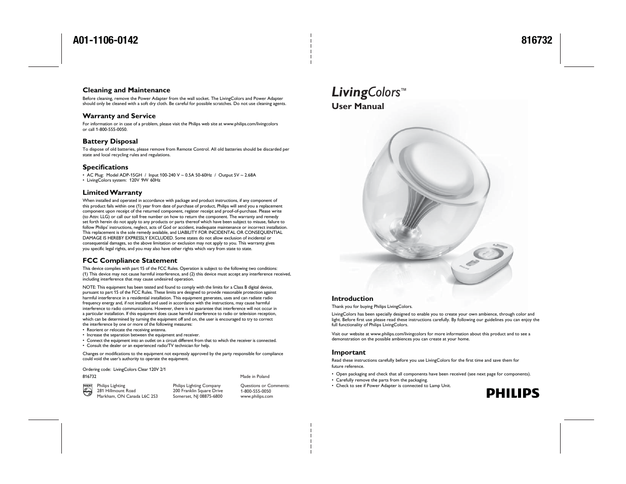 Philips 080044248 User Manual | 2 pages