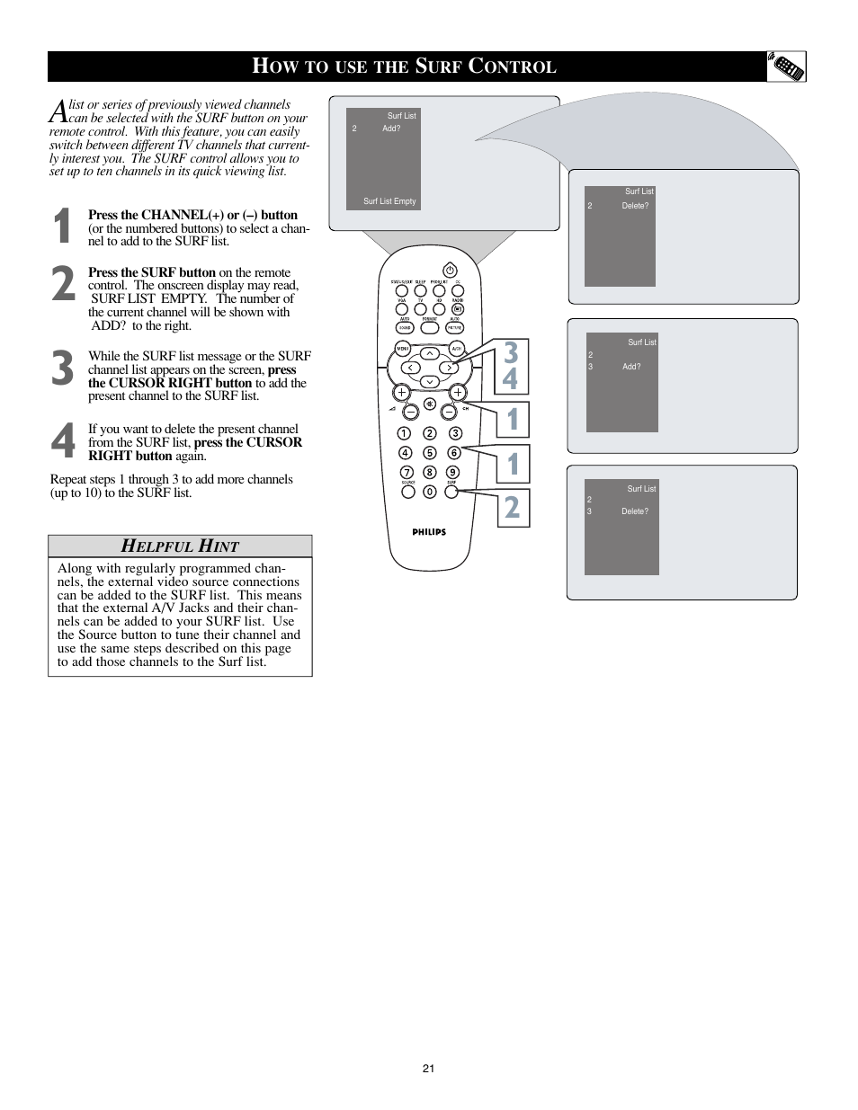 Philips 15PF8946-37 User Manual | Page 21 / 39