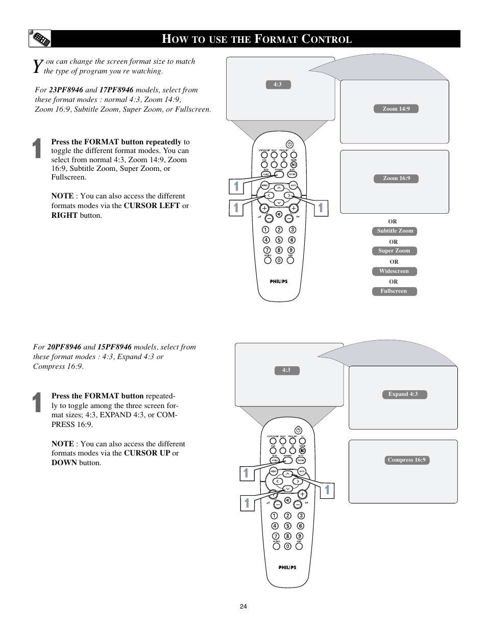 Philips 15PF8946-37 User Manual | Page 24 / 39