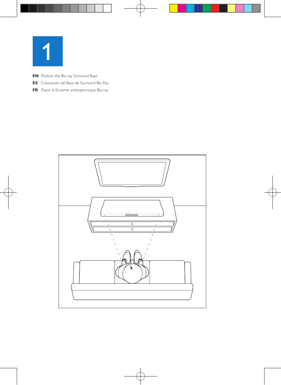 Philips Blu-ray Surround Base HTB3525B 2.1 CH Integrated subwoofer Bluetooth® and NFC HDMI ARC Blu-ray Disc playback User Manual | Page 3 / 12