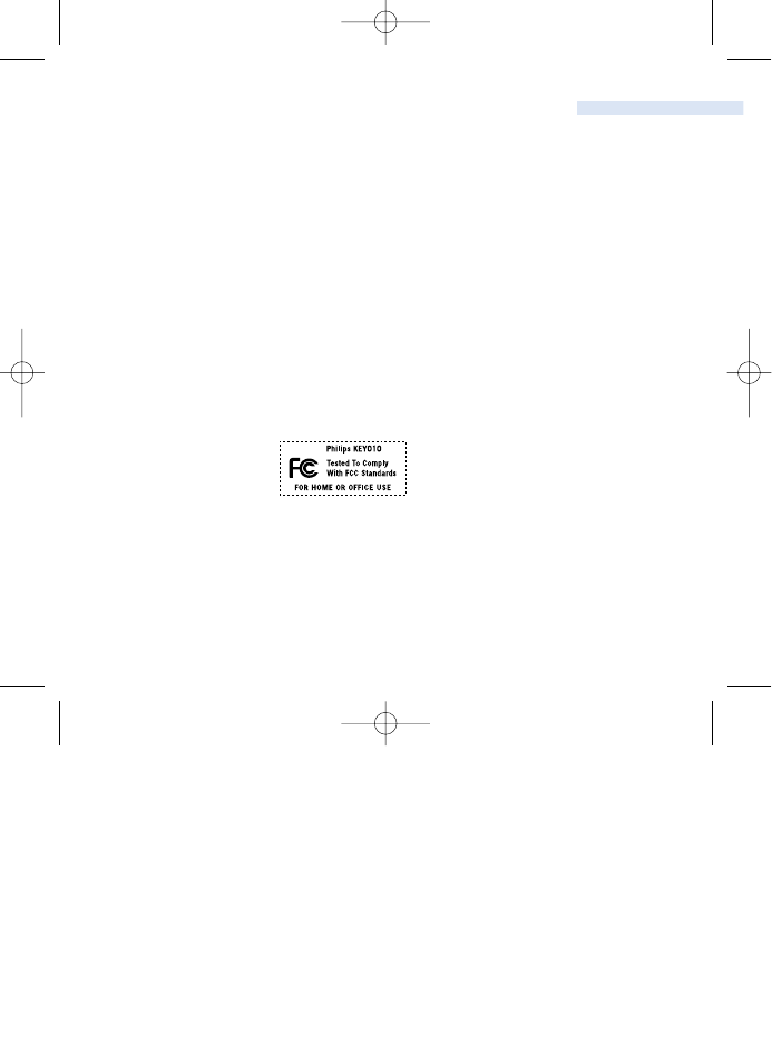 Philips KEY010-17 User Manual | Page 13 / 15