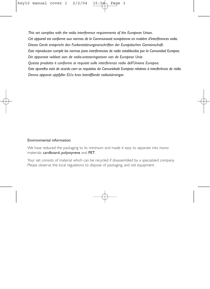 Philips KEY010-17 User Manual | Page 14 / 15