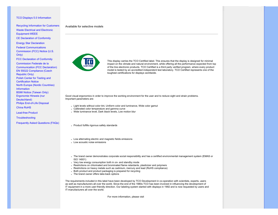 Regulatory information | Philips 240P2EB-27 User Manual | Page 12 / 92