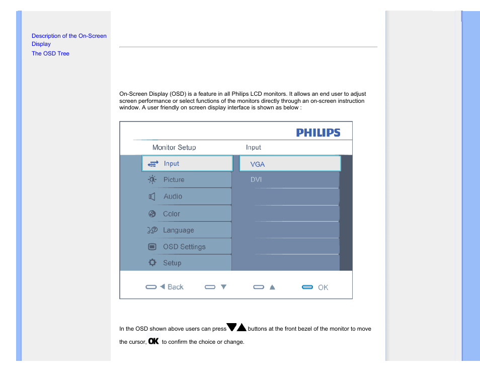 On-screen display | Philips 240P2EB-27 User Manual | Page 66 / 92