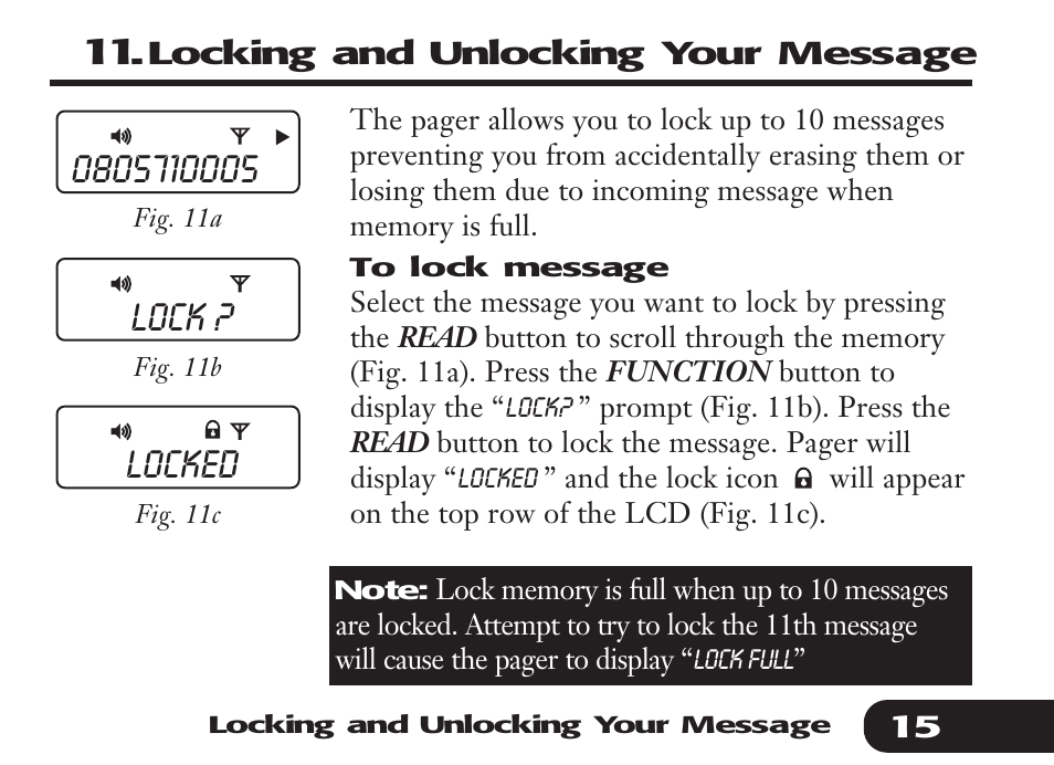Audible Numeric Pager User Manual | Page 15 / 24
