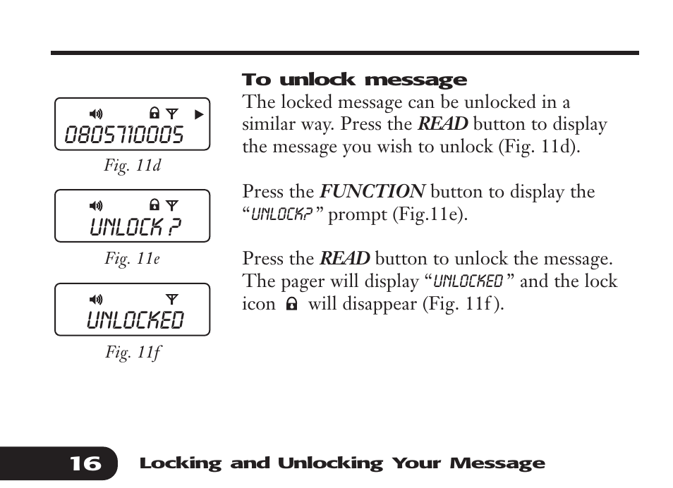 Audible Numeric Pager User Manual | Page 16 / 24