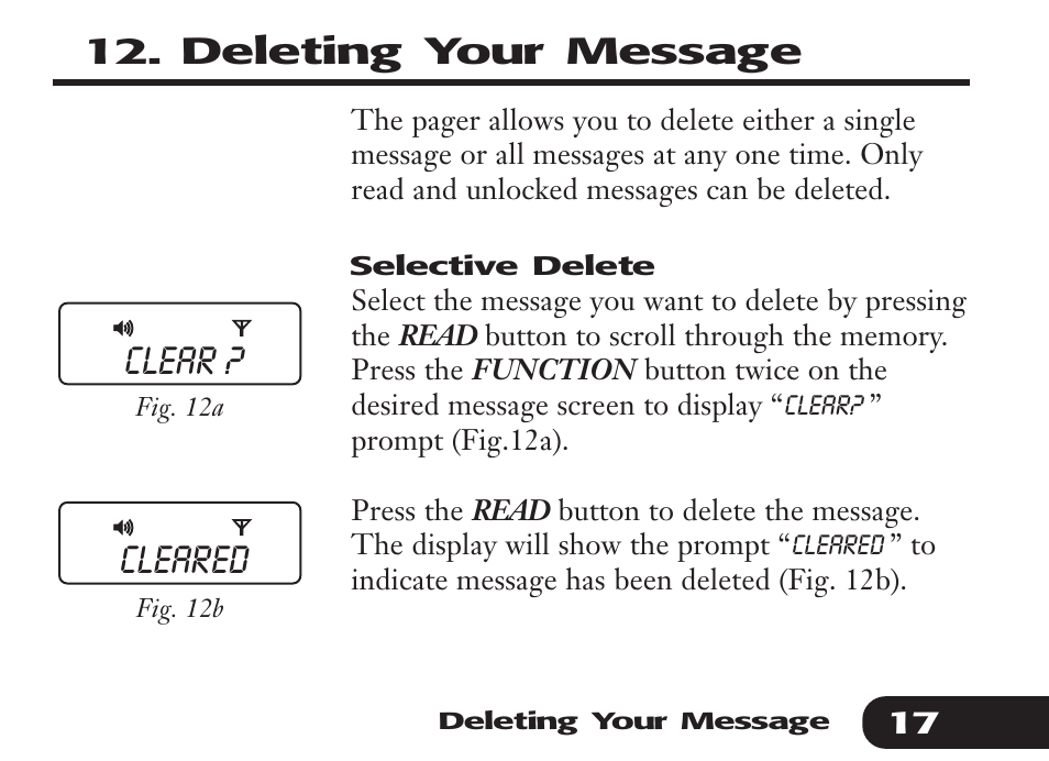 Audible Numeric Pager User Manual | Page 17 / 24