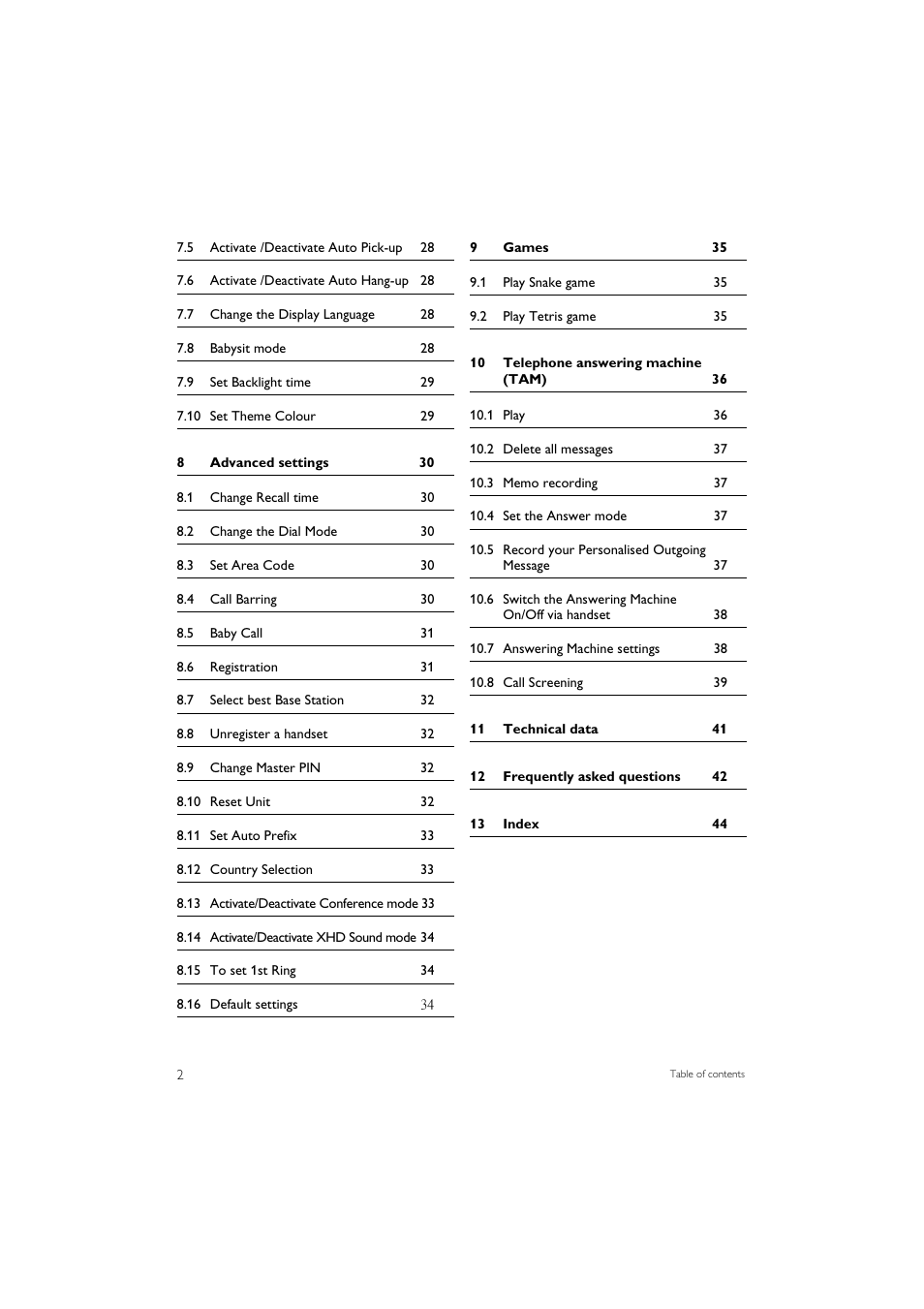 Philips SE7452B-37 User Manual | Page 4 / 48