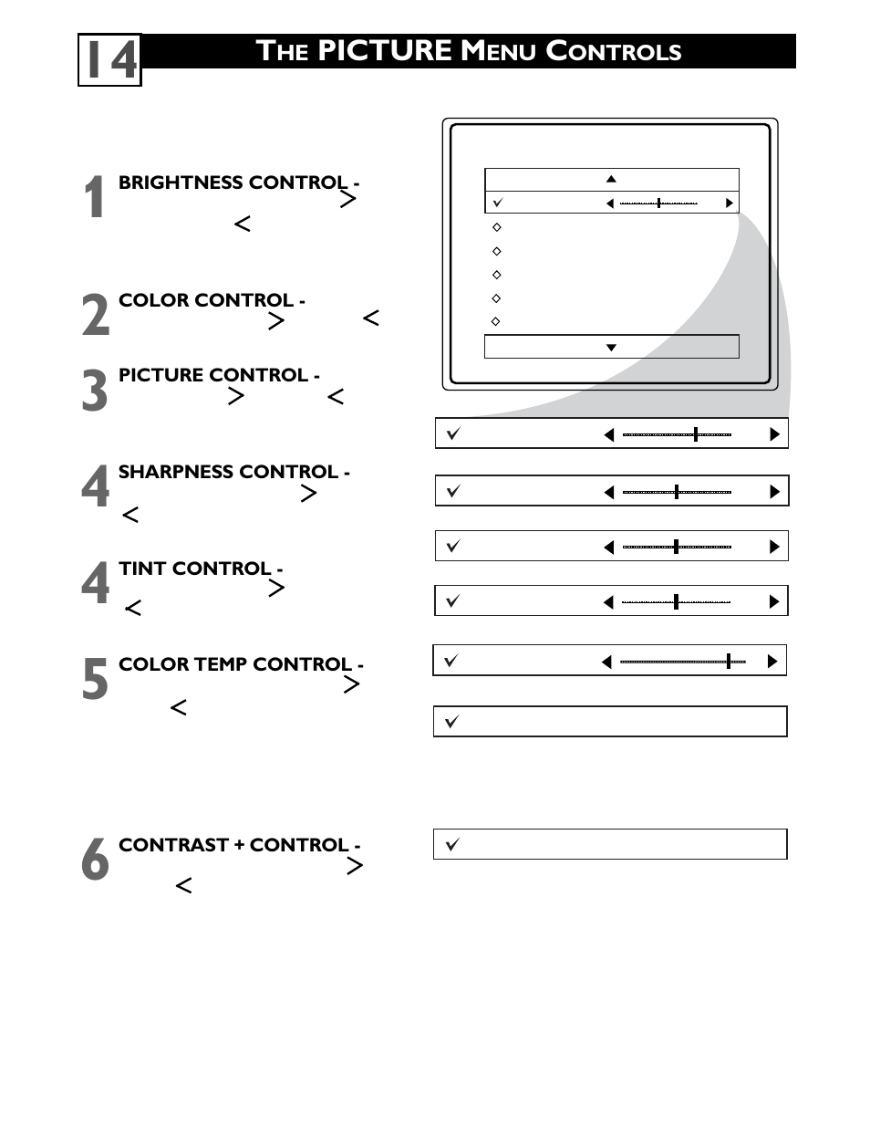 Picture m | Philips 20PS40S User Manual | Page 18 / 34