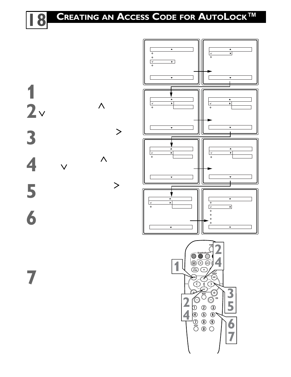 18 o | Philips 20PS40S User Manual | Page 22 / 34