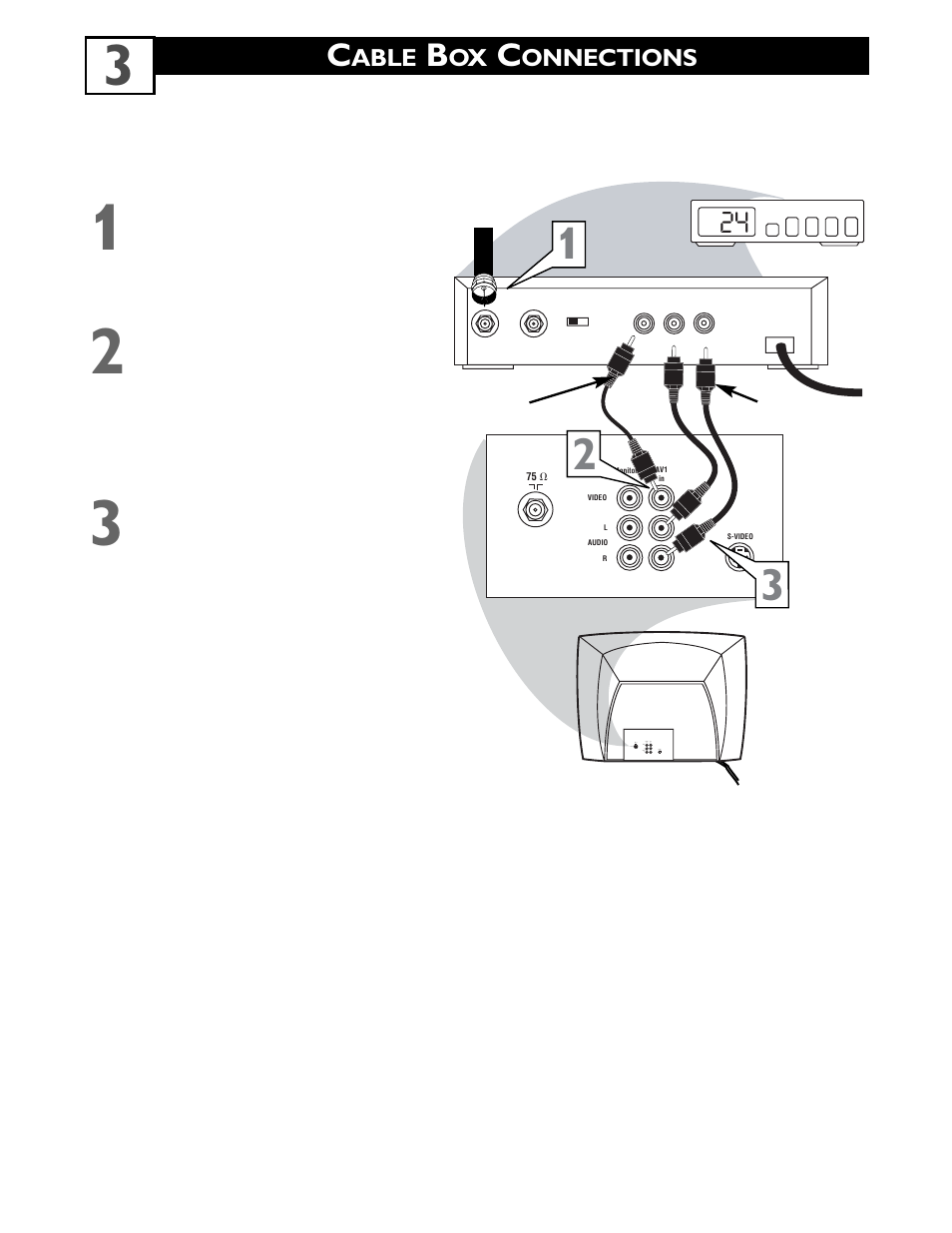 Able, Onnections | Philips 20PS40S User Manual | Page 7 / 34