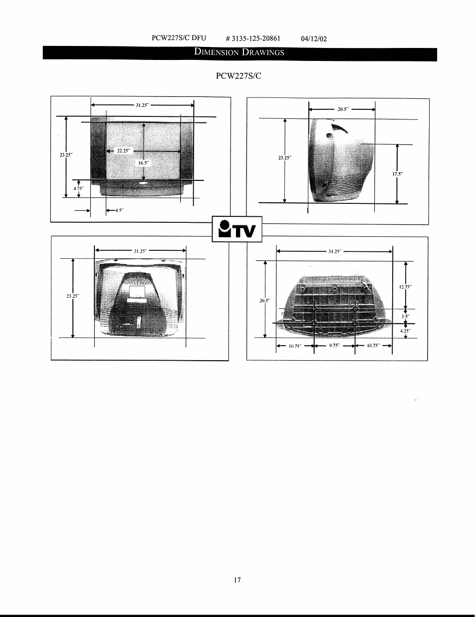 Philips 27" WIDE HOTEL-MOTEL A-V SMART CARD User Manual | Page 17 / 18