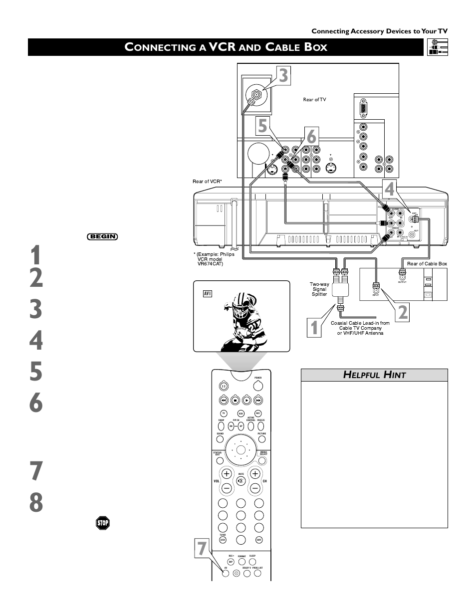 Onnecting a, Able, Elpful | Philips 46PP9352 User Manual | Page 9 / 68