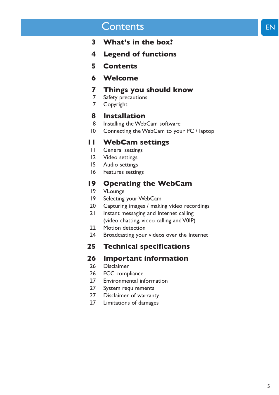 Philips SPC1300NC-27 User Manual | Page 5 / 28