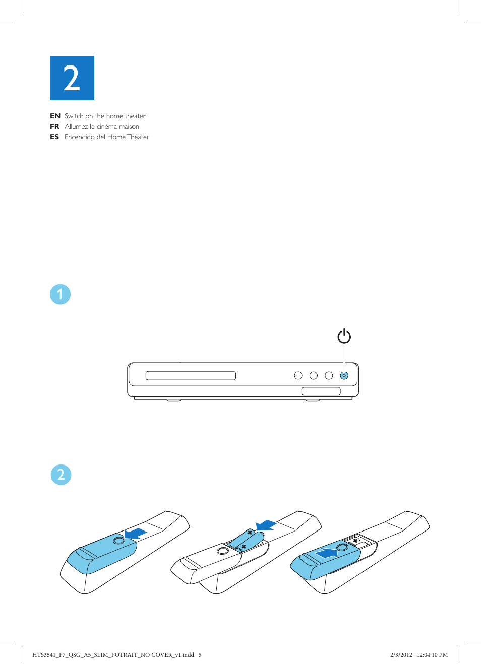 Philips HTS3541-F7 User Manual | Page 5 / 9